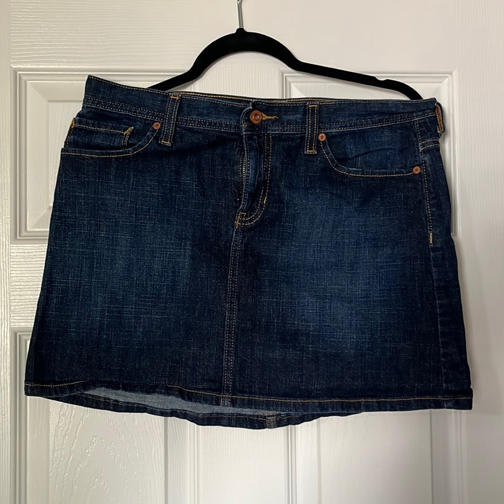 Gap jean skirt